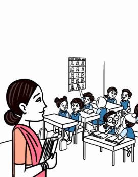 Supplementary audio-visuals with stories, songs and instructional material